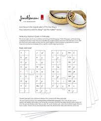 Online English To Elvish Engraving Translator Jens Hansen Jens Hansen Elvish Language Elvish Elvish Writing