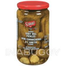 2 reviews for strub's baby dill pickles. Strub S Kosher Baby Dill Pickles 750ml Concord Foods Toronto Gta Grocery Delivery Inabuggy