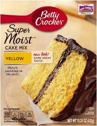 Cool and add remaining 1/2 cup powdered sugar to top. Betty Crocker Super Moist Yellow Cake Mix 15 25oz 432g American Food Store