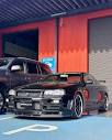 The 2000 Nissan Skyline GT-R in sleek black is ready to be ...