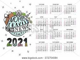 Free printable 2021 yearly calendar template. Landscape Calendar Vector Photo Free Trial Bigstock