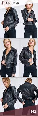 Last One Blossom And Thorn Leather Jacket Vegan Leather Moto Jacket Black Moto Jacket Leather Moto Jacket