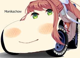 Because all we imagine the anime character to be cute, funny, and kind of attractive. Cursed Monika By Recyclebin Meme Center