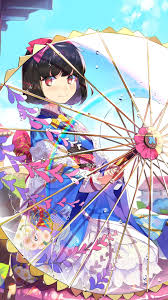 We bring you a stockpile of wallpaper and background images, free to download for our visitors. Japanese Anime Girl Umbrella Flowers Kimono 1080x1920 Iphone 8 7 6 6s Plus Wallpaper Background Picture Image