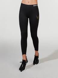 Black And Gold Nike Pro Leggings Description Classic Nike Pro Legging Featuring Gold Swoosh On Left Hip Barry S Stacked Logo Nike Pro Leggings Nike Pros Legging