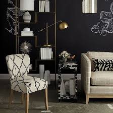 Marris Dining Chair In Randers Black Stocked Ballard Designs Dining Chairs Chair Designer Upholstery Fabric