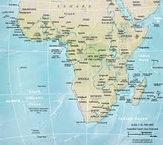 The map above reveals the physical landscape of the african continent. Sub Saharan Africa World Regional Geography