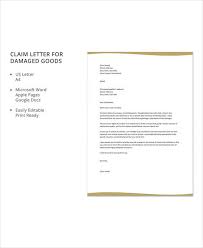 Here is a template you can download for creating a claim letter for damaged goods. Free 9 Sample Claims Letter Templates In Pdf Ms Word Google Docs Pages