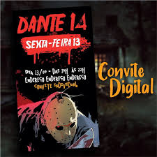To comecando a fazer o meu programa na net! Convite Digital Virtual Sexta Feira 13 Halloween No Elo7 Da Costa Martins 10a6248