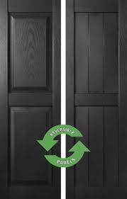 Find great deals on ebay for exterior shutters vinyl. Vinyl Reversible Raised Or Rustic Panel Exterior Shutters Plastic Development Group
