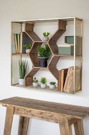 Diy Furniture Plans Tutorials Sometimes Nature Is The Best Muse Inspired By Beehives This Honeycomb Shelf Is Decor Home Diy Diy Furniture
