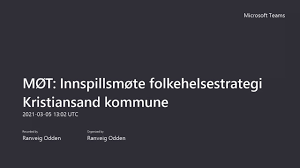 Velkommen til kristiansand kommunes offisielle. Opptak Av Innspillsmote Om Folkehelsestrategi Kristiansand Kommune 5 Mars 2021 Youtube