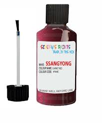 Image result for Garnet Red 1995 SsangYong