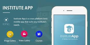 Institute App Ionic Full Application Elastic Application Download Mobile App Templates Mobile Application
