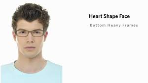 Frames For A Heart Face Shape Male Heart Face Shape Heart Shaped Face Hairstyles Face Shapes