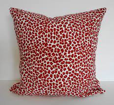 Matches beautifully with any colors, patterns, or designs. Red Leopard Decorative Throw Pillow Cover Wild Lipstick Crimson Cheetah Print 16x16 Cushion Decorative Throw Pillow Covers Pillows Decorative Throw Pillows