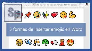 Word 3 Formas De Insertar Emojis En Word Tutorial En Espanol Hd Youtube