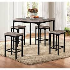 Breen 5 Piece Pub Table Set Mebel V Stile Indastrial Mebel Industrialnyj Stil