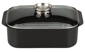 Elo Pure Trend Induction Cast Aluminum Kitchen Cookware Roaster With Aerating Funnel Lid And Nonstick Scr Kitchen Cookware Induction Cookware Aluminium Kitchen