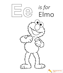 There are tons of great resources for free printable color pages online. E Is For Elmo Coloring Page 02 Free E Is For Elmo Coloring Page