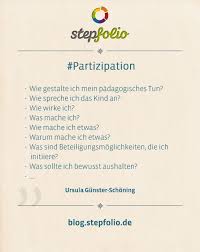 In allen beispielen sind in unterschiedlich starker ausprägung die drei elemente: Wie Kann Ich Kindern Partizipation Ermoglichen Indem Ich Mich Selbst Anhand Dieser Fragen Hinterfrage Partizip Ausbildung Erzieherin Erzieherin Tipps Kinder
