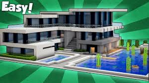 Browse and download minecraft modern house maps by the planet minecraft community. Minecraft How To Build A Large Modern House Tutorial 9 2018 Youtube