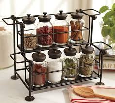 Counter Spice Rack Jars Pottery Barn Fancy Spicys Kl Kitchen Spices Kitchen Spice Racks Spice Rack