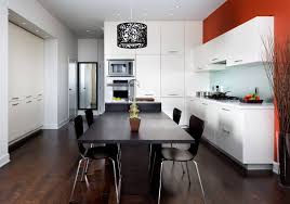 red and black kitchen houzz