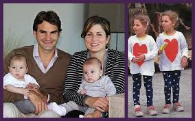The four children of roger federer roger federer is father to two sets of twins. The Roger Federer Twins How Cool Would It Be If They One Day Played Doubles On The Tour