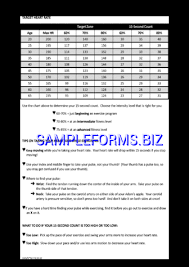 Heart Rate Chart Templates Samples Forms