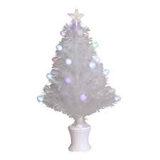 Our fibre optic trees are of solid construction with a sturdy base and thick foliage. Enchanted Forest 32 White Fiber Optic Artificial Christmas Tree At Menards