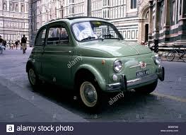 An Olive Green 1957 Fiat 500 Nuova With A Soft Folding Roof And Stock Photo Alamy
