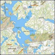 Charts For Moosehead Lake Maine 9 Hole Golf Course Seen