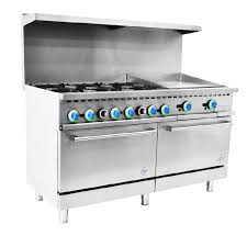 Check spelling or type a new query. 60 Inch Commercial Gas Range 6 Top Burner With 24 Inch Griddle And 2 Ovens R60 24mg