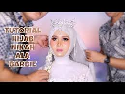 Latest update video tutorial jilbab akad nikah ter. Tutorial Cara Pasang Hijab Nikah Kekinian Ala Barbie Youtube