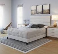 ‫Amazon.com: Boyd Sleep Piedmont עור טבעוני לבן קינג סייז ...‬‎
