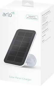 Solar Panel Charger For Arlo Ultra Pro 3 Security Cameras White Black Vma5600 10000s Best Buy In 2020 Solar Panel Charger Wireless Home Security Systems Home Security Systems