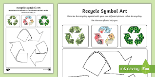 Collection of printable recycle logo (68) draw a recycle symbol recycle symbol in circle recycle beer bottles sign recycle symbol coloring page Recycle Symbol Template Printable Resources Twinkl