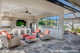Outdoor Kitchen L Sater Design S Benjamin Home Plan L Sater Design Collection Luxury House Plans Contemporary House Plans Outdoor Kitchen Design House Plans