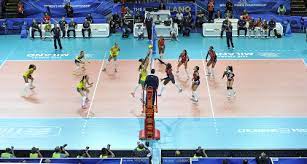 De oro se vestieron las verdeamarela al ganar en la final a cuba 3x2. Brasil No Voleibol Brasil Escola