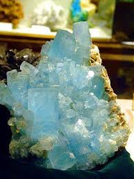 Aquamarine Is Of The Beryl Family And Is Closely Related To The Emerald It S Light Blue To Bluish Green Or Aqua Blue Is Crystals Gems And Minerals Minerals