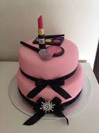 Teenage is a complicated time where you outgrow kiddie parties but are not too old for birthday cakes. Maybe Just 1 Layer W O The Makeup In Teal Make Up Cake Cake Specialty Cake