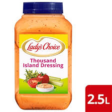 Lipatkan cheese (sekeping cheese untuk setiap roti), letak cheese pada bahagian tengah roti. Lady S Choice Thousand Island Dressing 2 5l Unilever Food Solutions