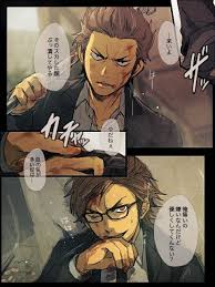 kuramochi and miyuki as mafia cre tumblr mamenoco ace of diamonds anime guys anime