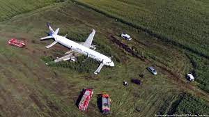 This list of accidents and incidents involving commercial aircraft includes notable events that have a corresponding wikipedia article. Russia Plane Crash Lands After Hitting Flock Of Birds News Dw 15 08 2019