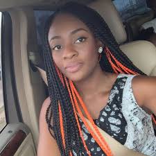 Mixed Black And Burgundy Box Braids Black Orange Box Braids Braided Hairstyles For Black Women Cornrows Braided Hairstyles For Black Women Braids For Black Women