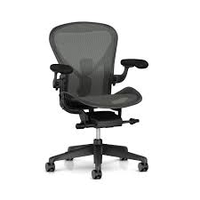 Herman Miller Aer1c23dwalpg1g1g1bbbk23103 C Size Aeron Chair Graphite Want Additional Info Click The Pictu Office Chair Ergonomic Chair Home Office Chairs