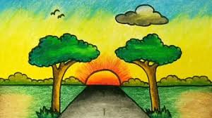 Simple Scenery Drawing Sun With Nature Drawing For Kids Youtube Tim van de vall created: simple scenery drawing sun with nature drawing for kids