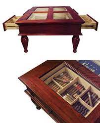 You may think they are for your living space, but we have many clients who use them next to clawfoot tubs for an elegant solution instead of the commitment of a built in shelf. Coffee Table Cigar Humidor