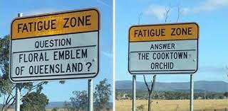 Buzzfeed staff if you get 8/10 on this random knowledge quiz, you know a thing or two how much totally random knowledge do you have? Australia Uses Trivia Signs To Keep Drivers Awake On Long And Boring Roads And It S Genius Bored Panda